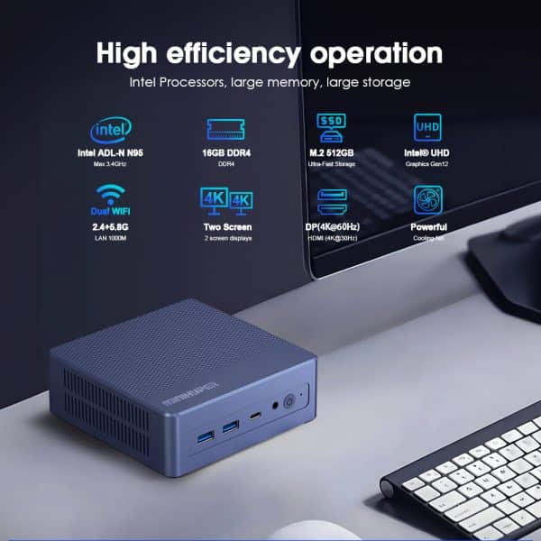 MiniHyper  MINI PC  N95 - Image 3
